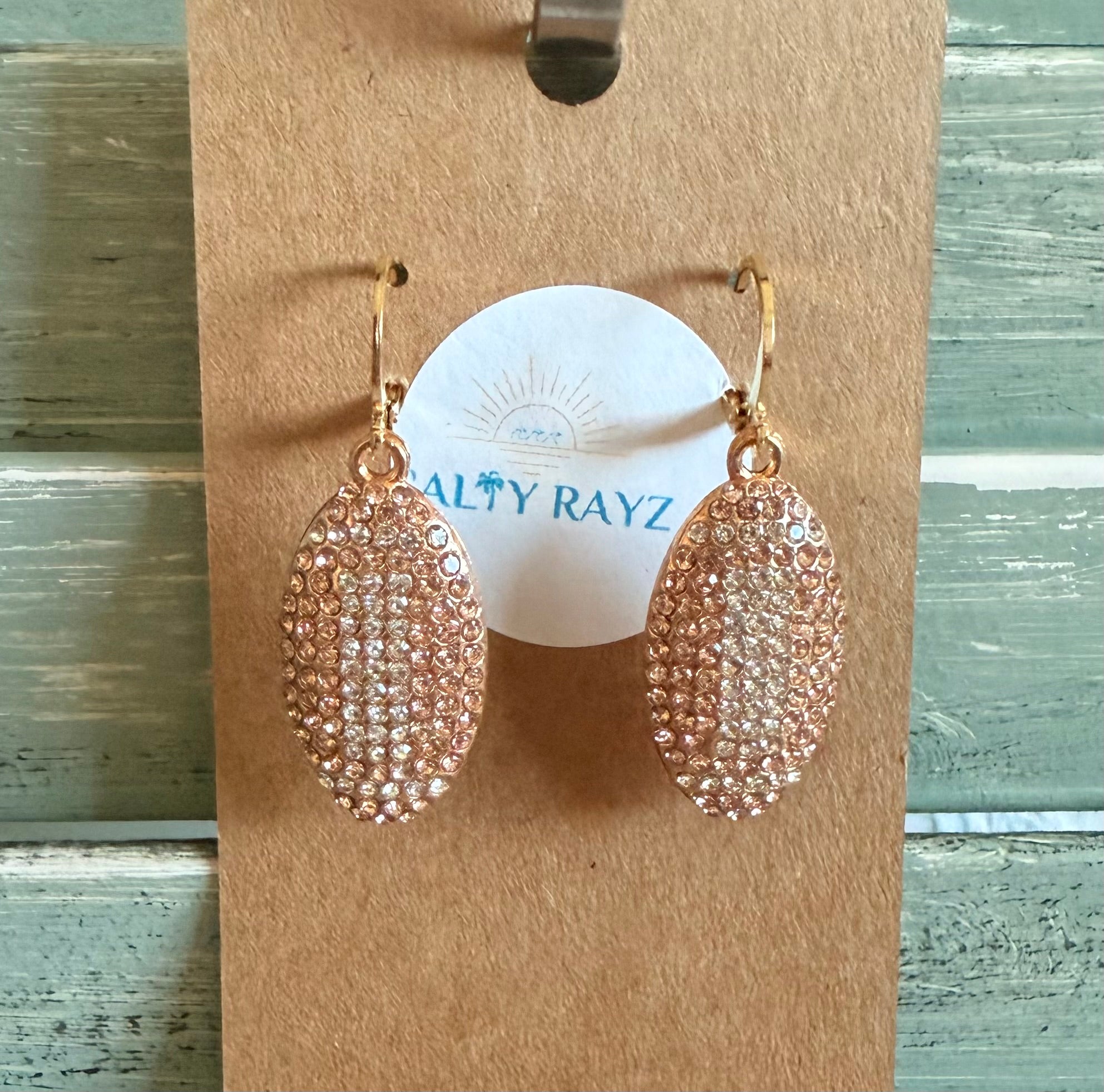 Team Football Earrings BLING