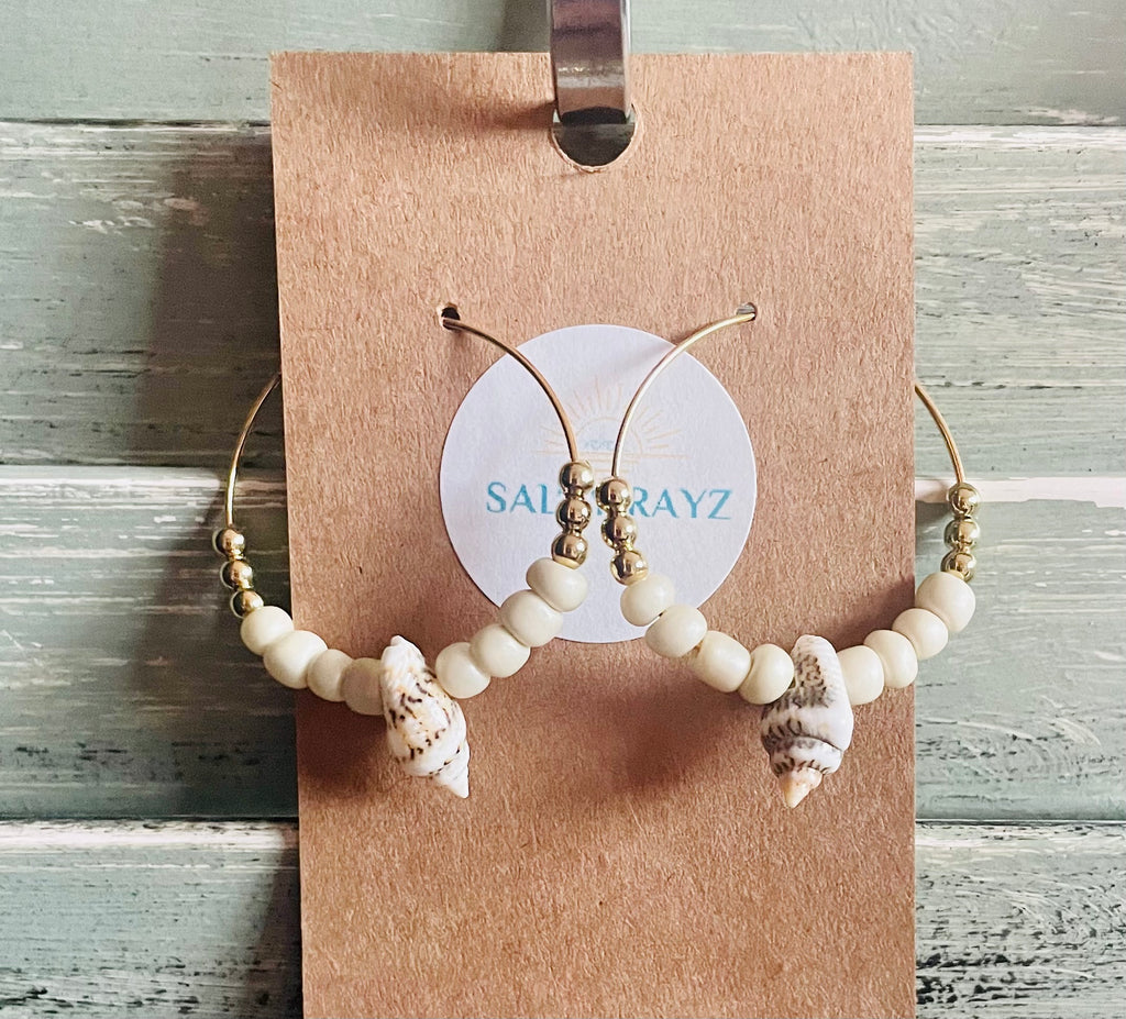 Salty Shores Hoop Earrings