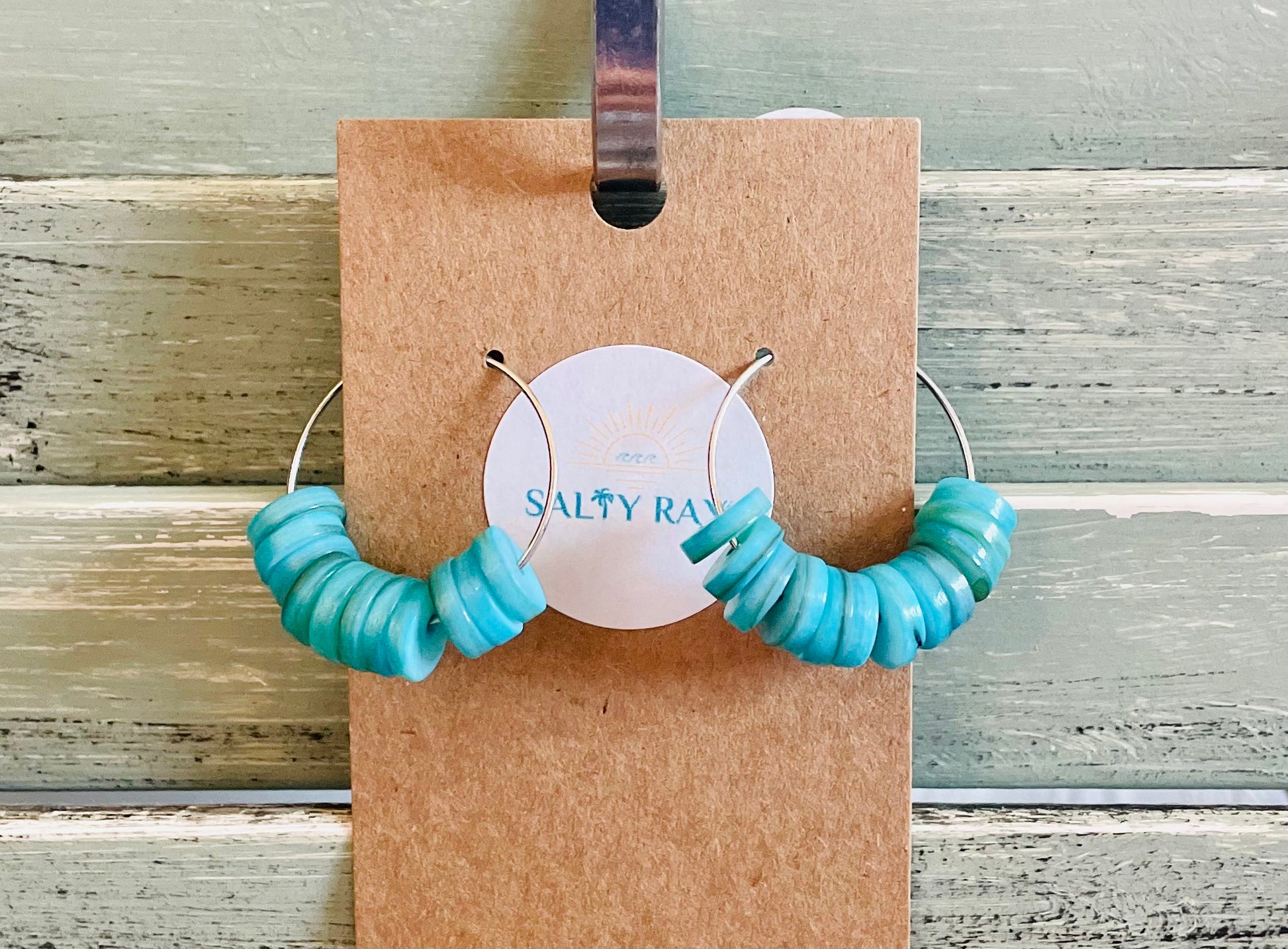 Caribbean Coast Hoop Earrings