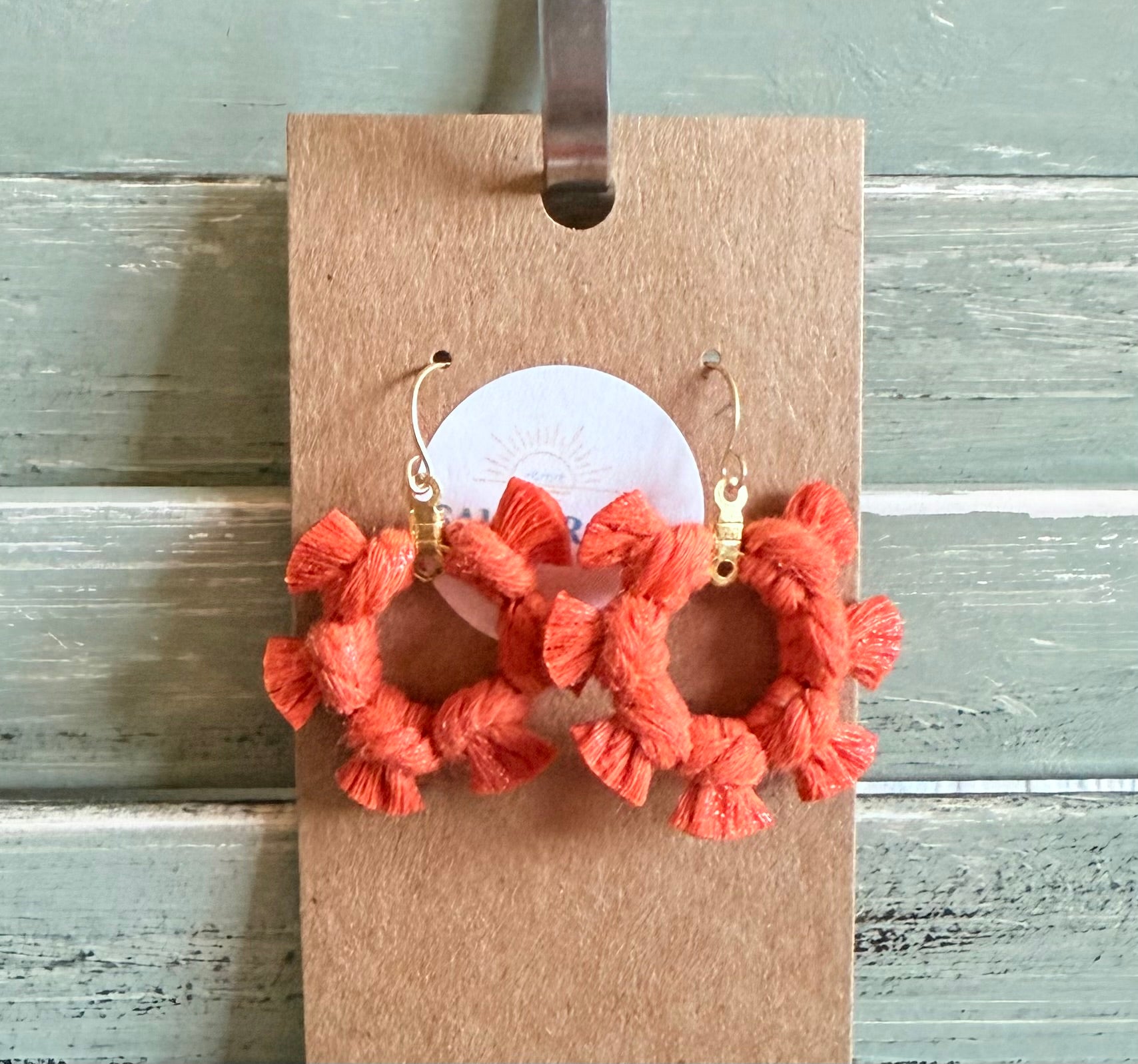 Macrame Earrings -Sunshine