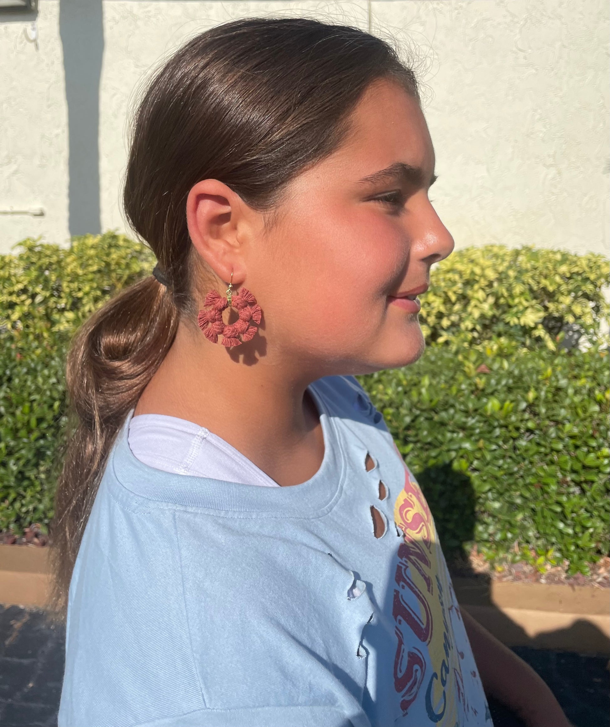 Macrame Earrings -Sunshine
