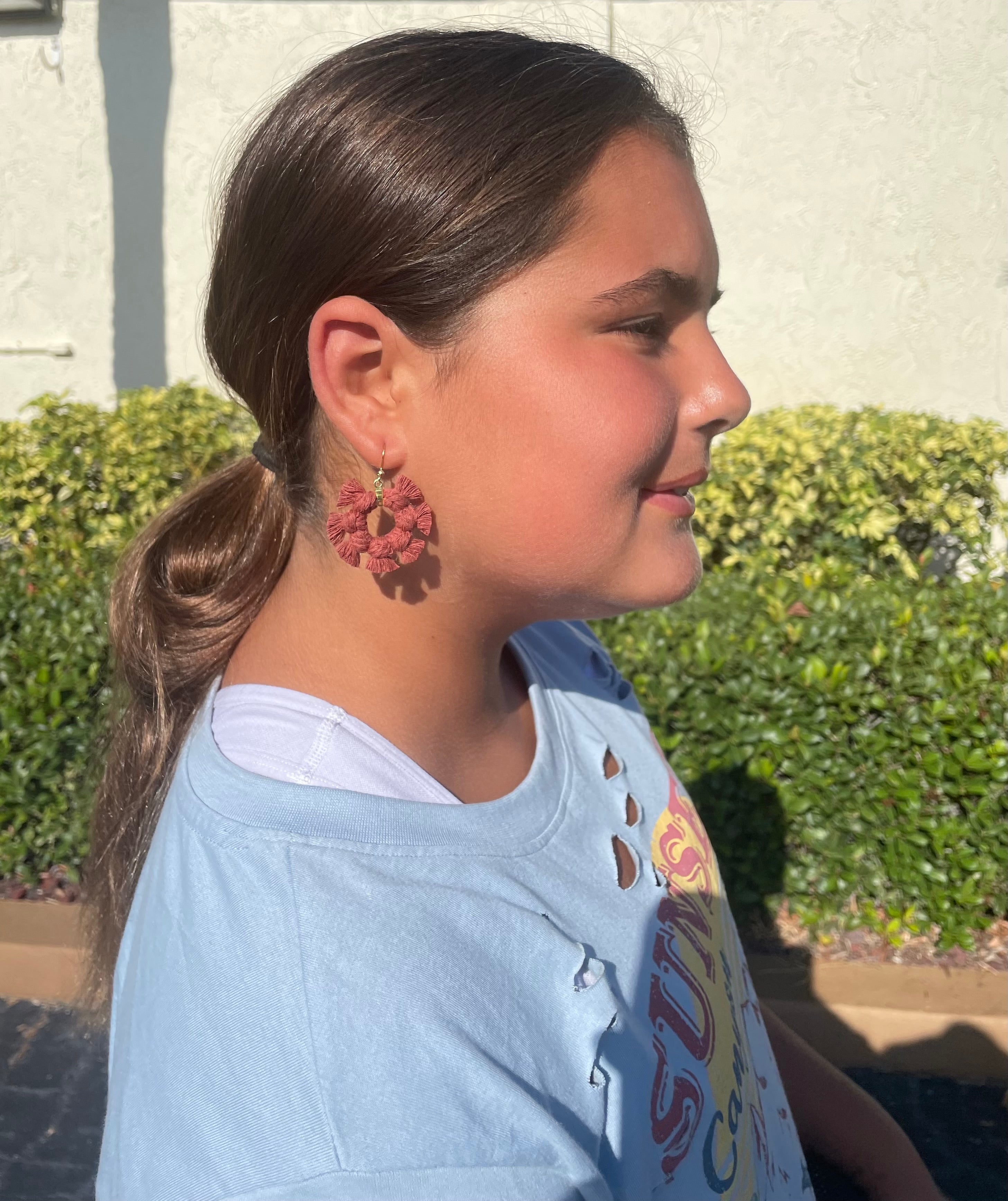Macrame Earrings -Sunshine
