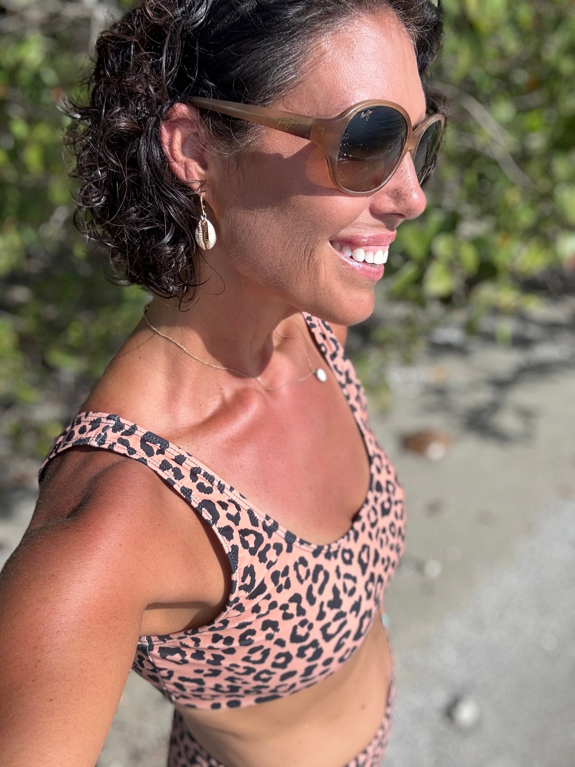Coastal Cowries Leverback Earrings