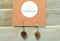 Mini Mini Monstera Leverback Earrings