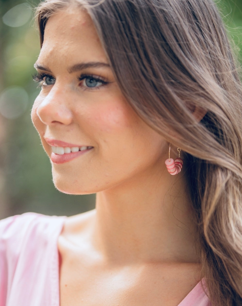 Tropical Coast Hoop Earrings