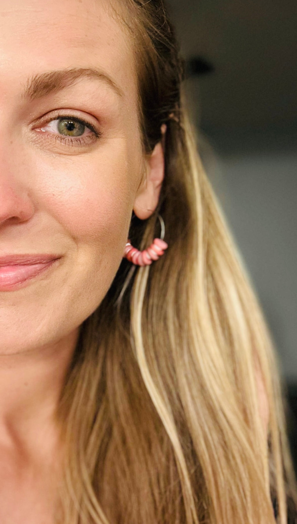 Tropical Coast Hoop Earrings