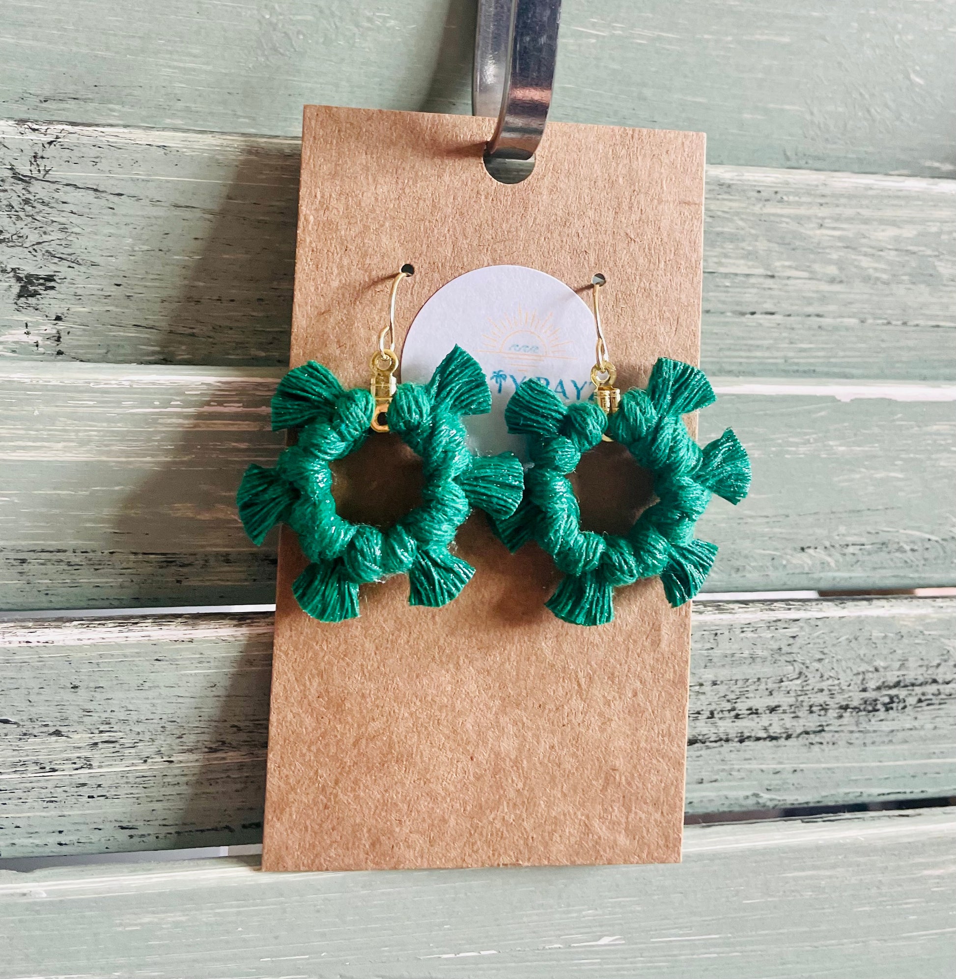 Macrame Earrings -Sunshine