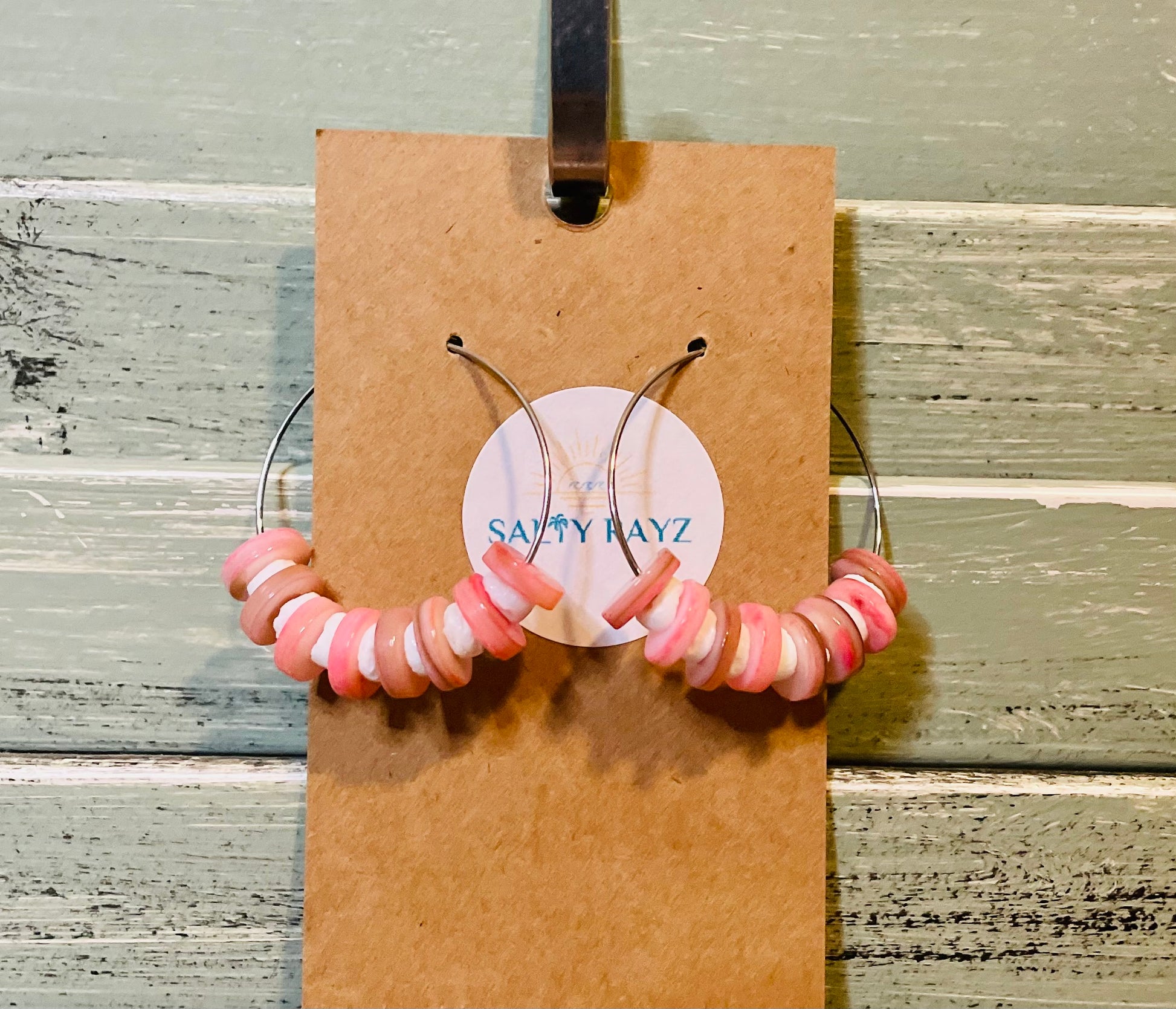 Tropical Coast Hoop Earrings