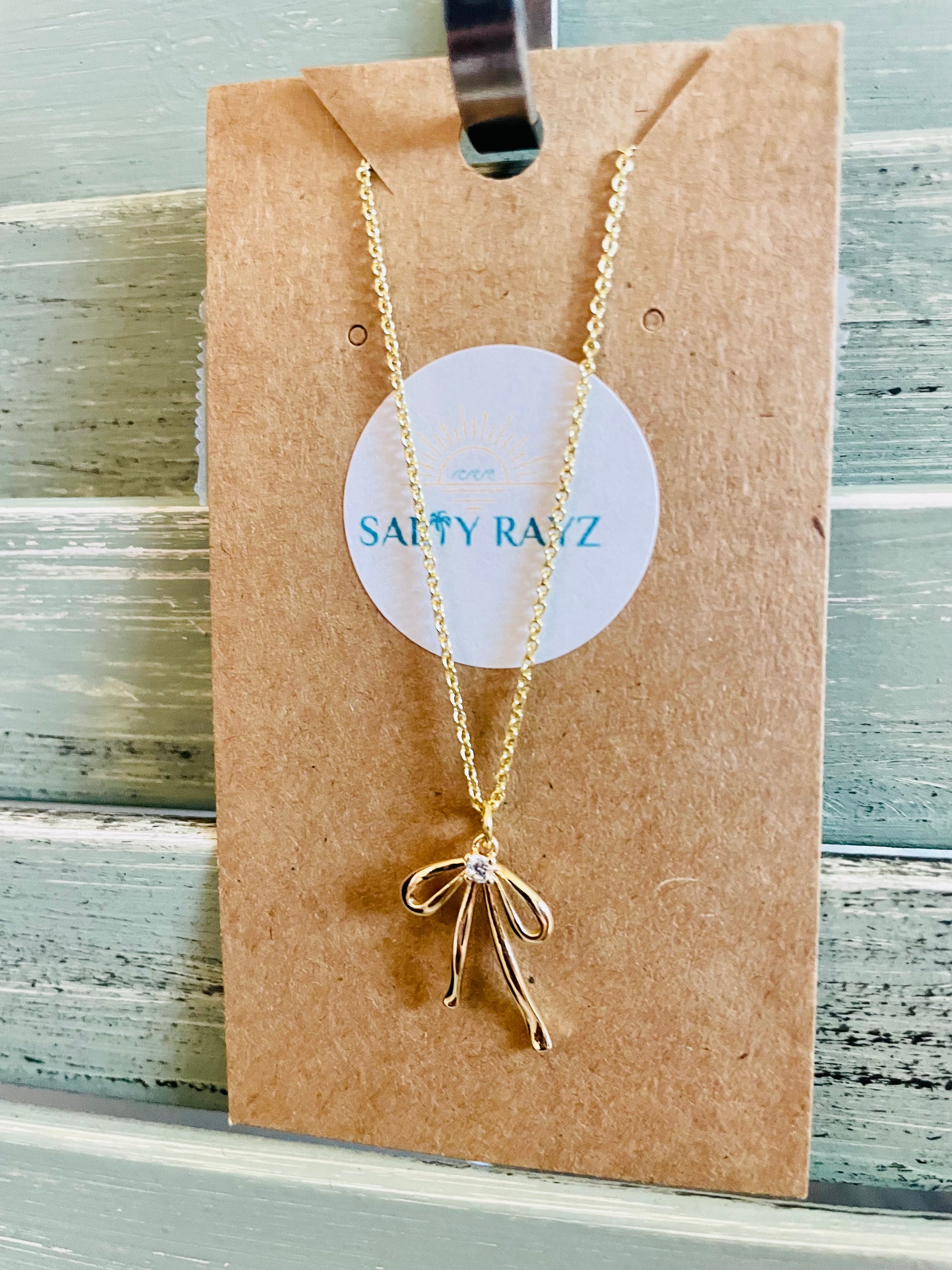 Sophia Bow Necklace