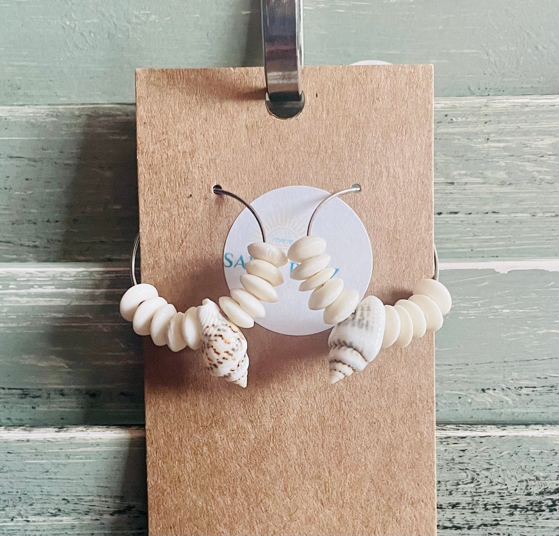 Salty Bones Hoop Earrings
