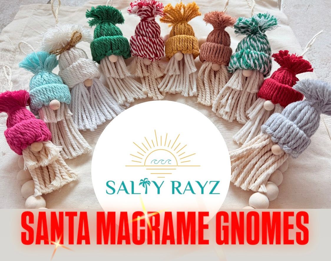 Santa Macrame Gnomes