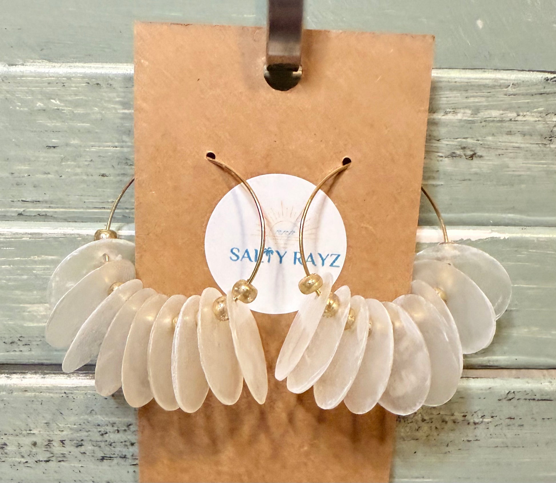 Pearly Coast Hope Earrings: Large