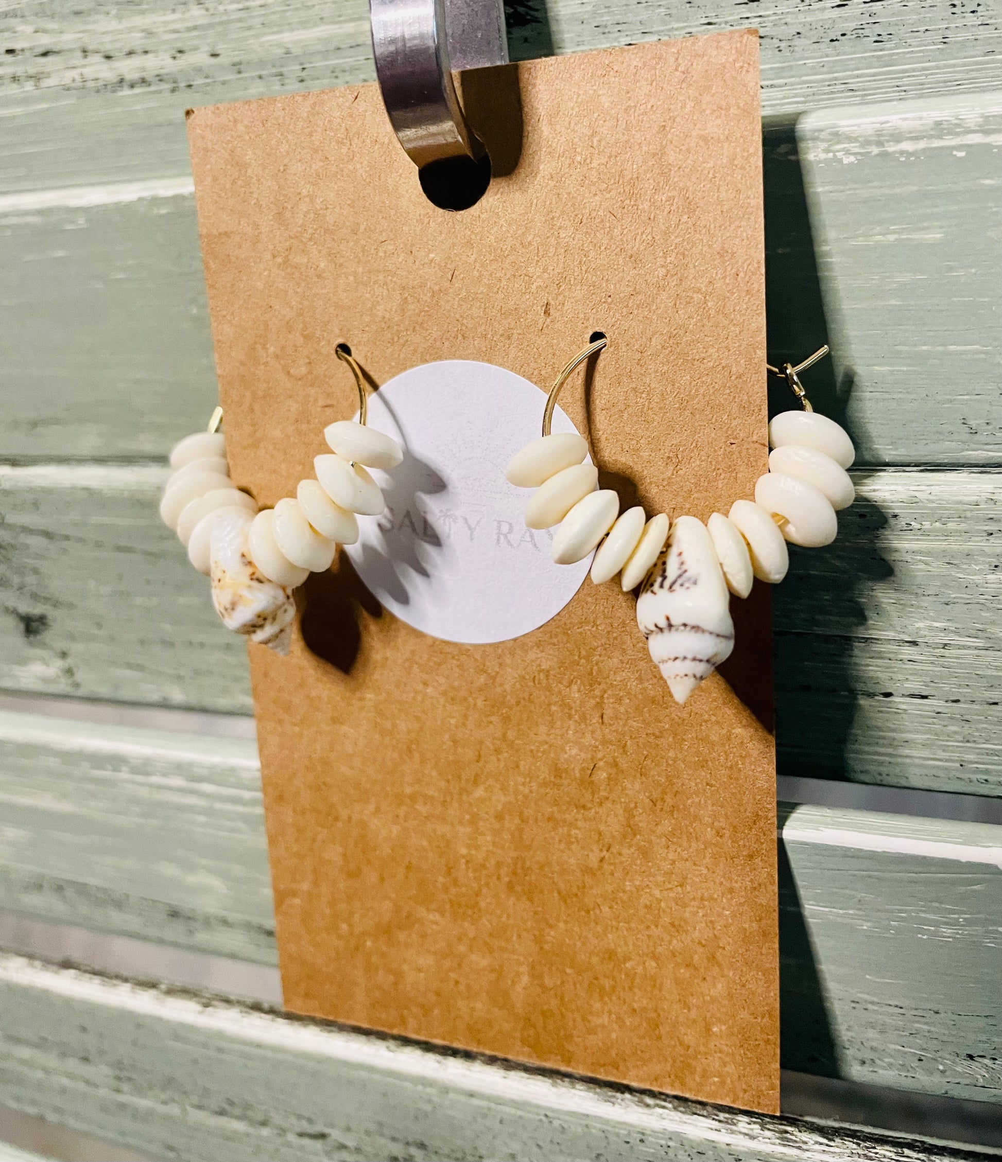 Salty Bones Hoop Earrings