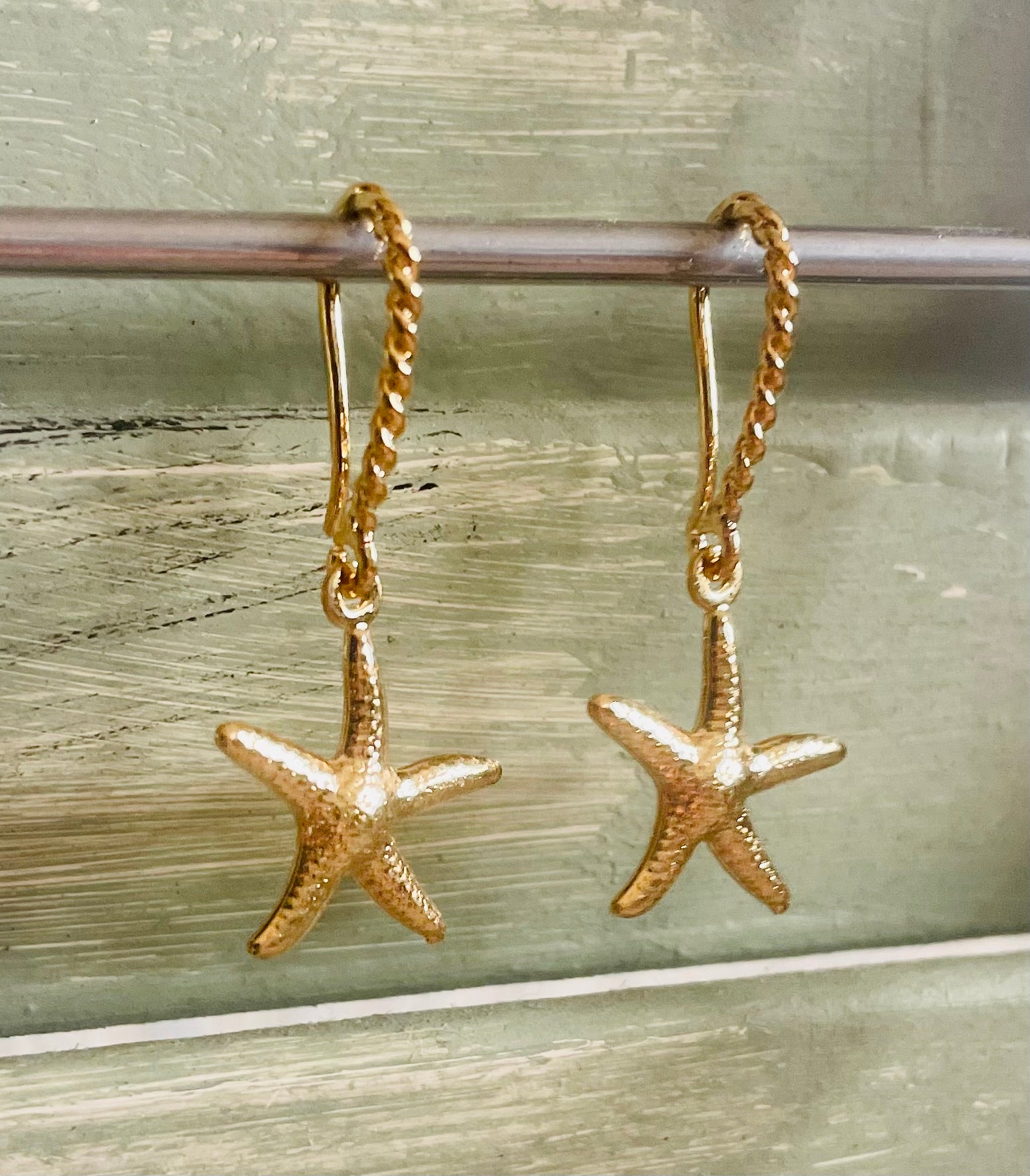 Twisted Star Fish Earrings