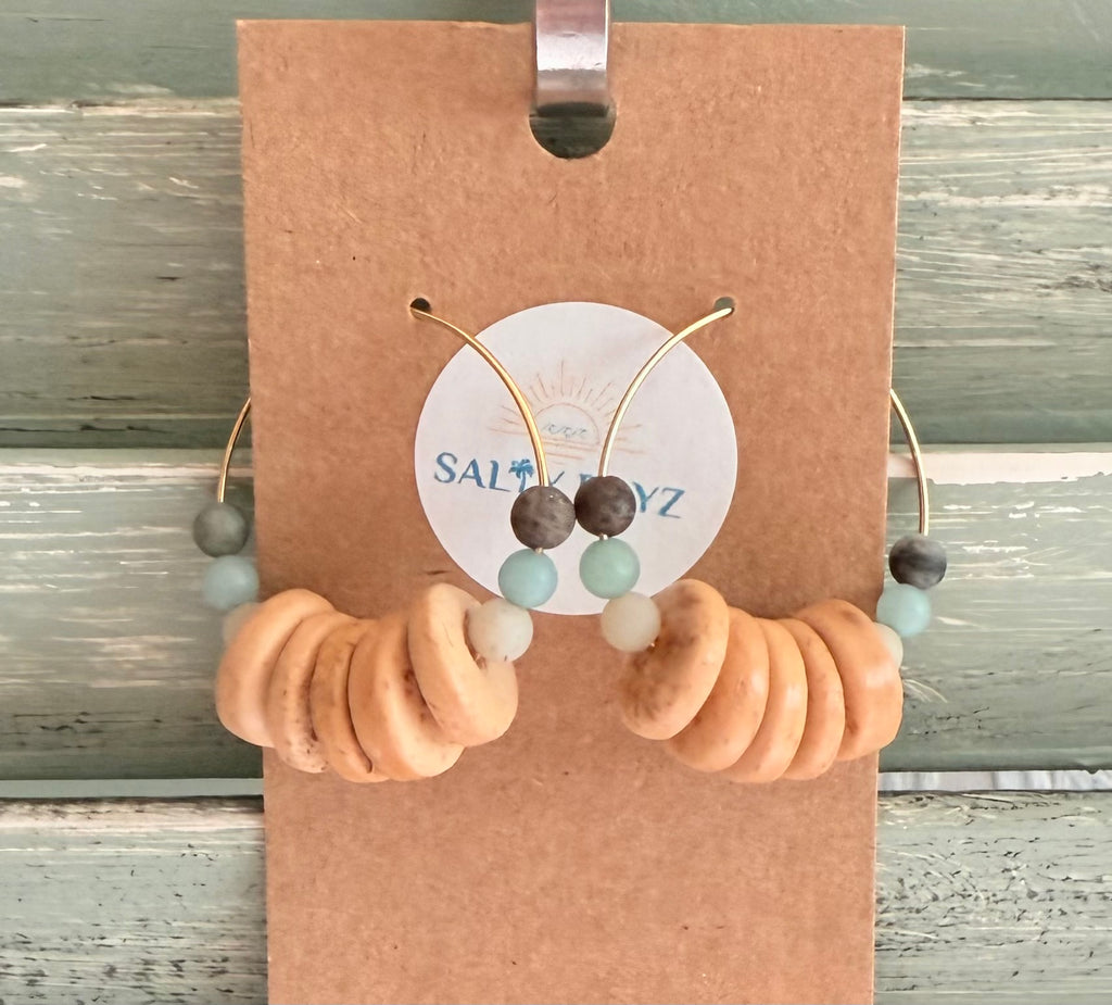 Sand Dunes Hoop Earrings