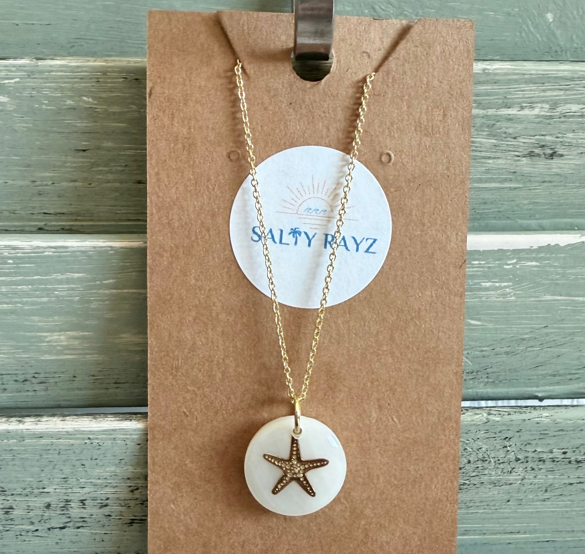 Fresh Water Shell Necklace: Starfish