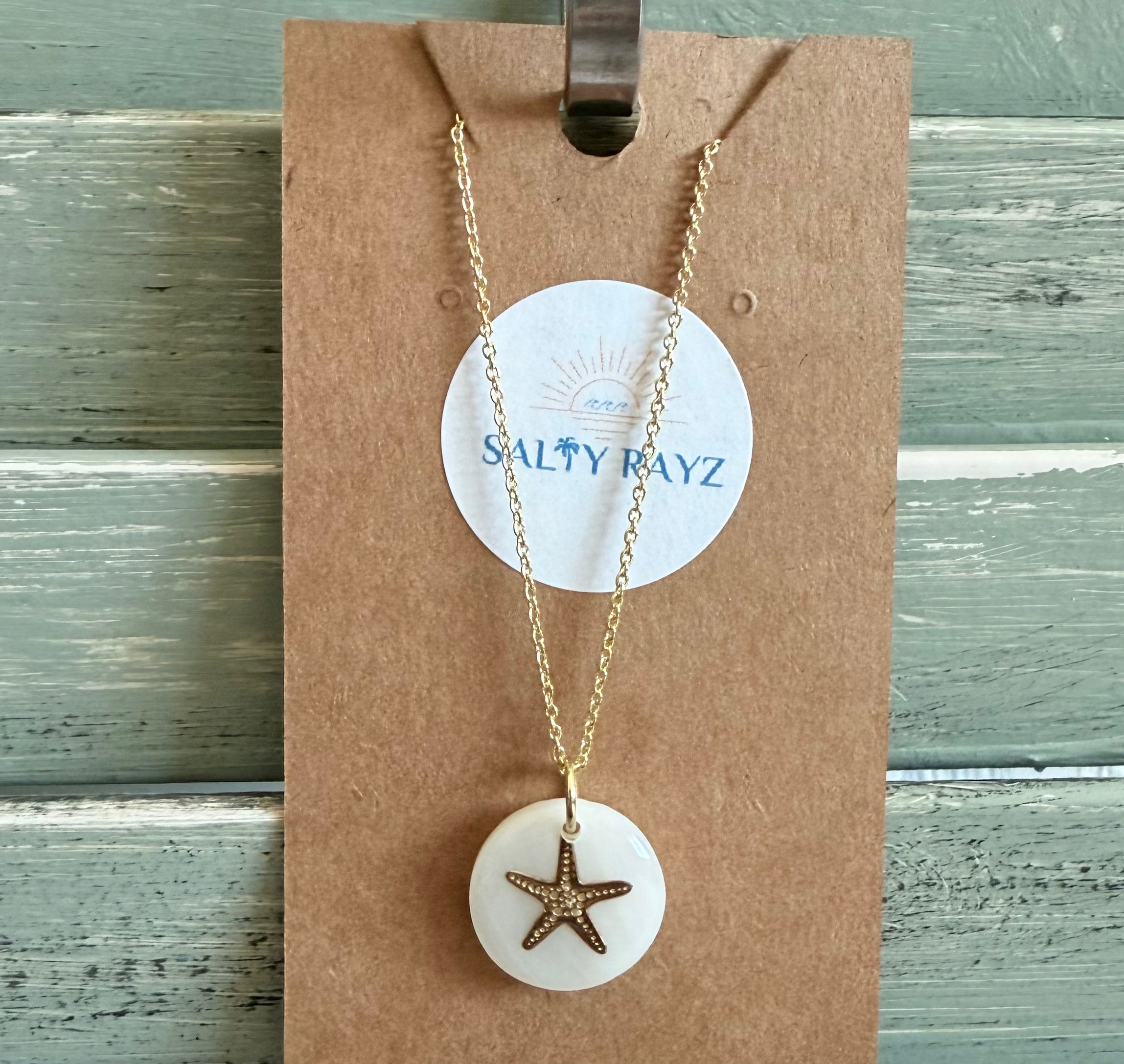 Fresh Water Shell Necklace: Starfish