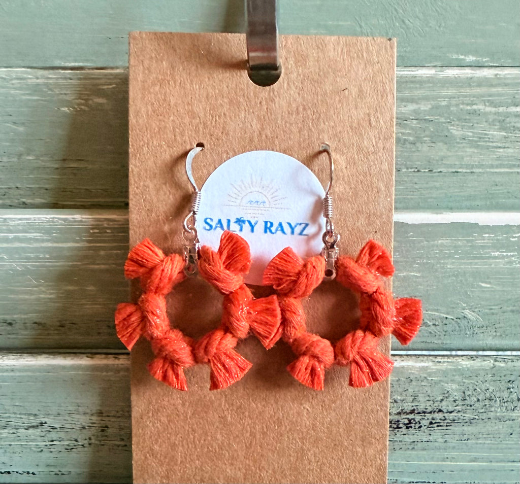 Macrame Earrings -Sunshine