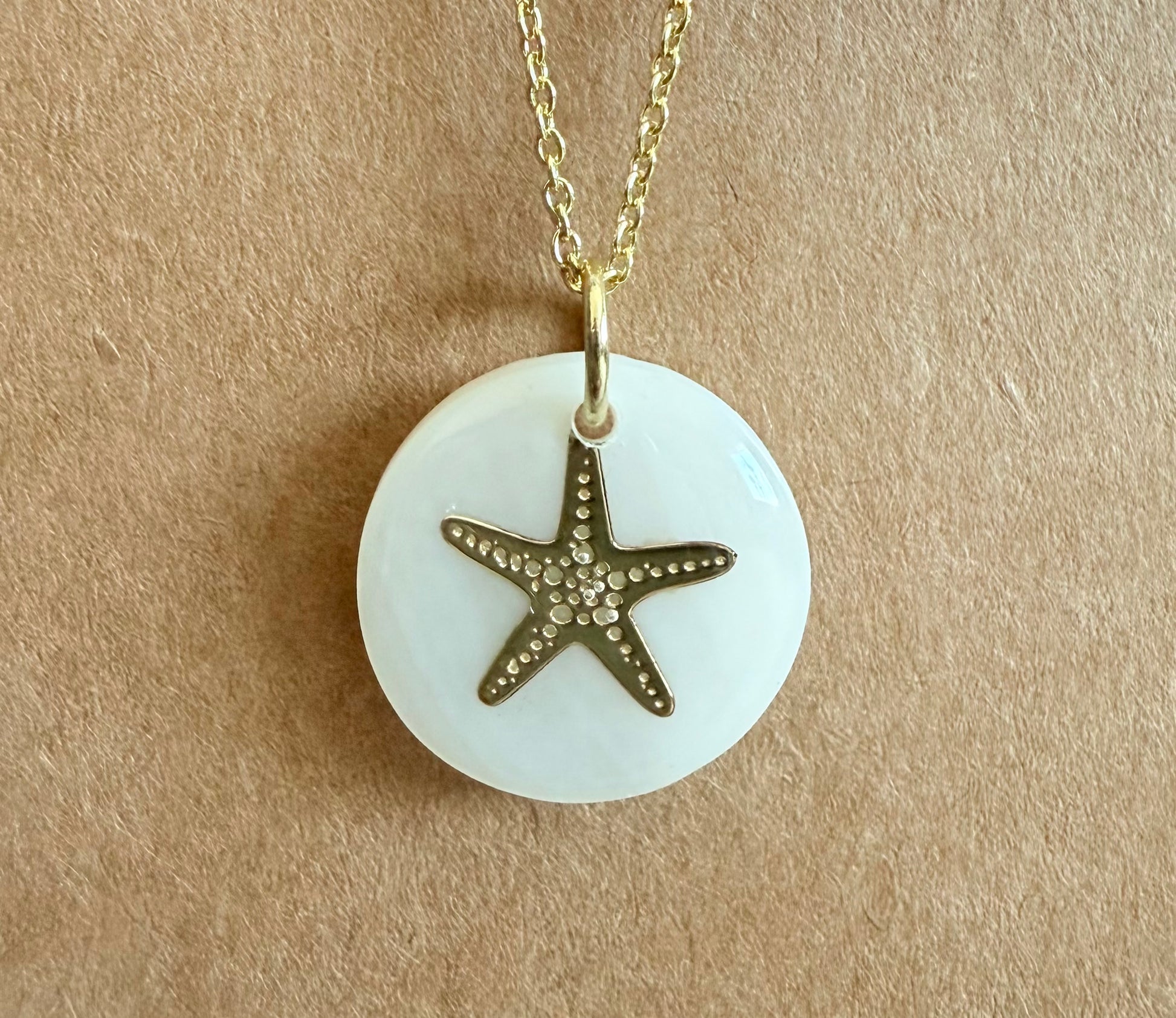 Fresh Water Shell Necklace: Starfish