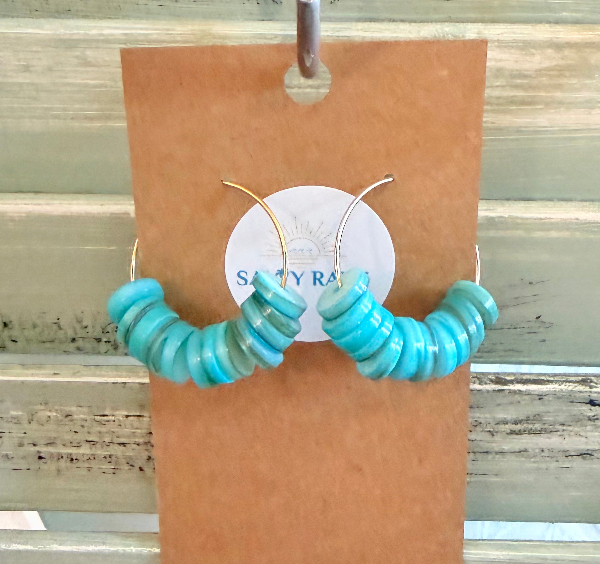 Caribbean Coast Hoop Earrings