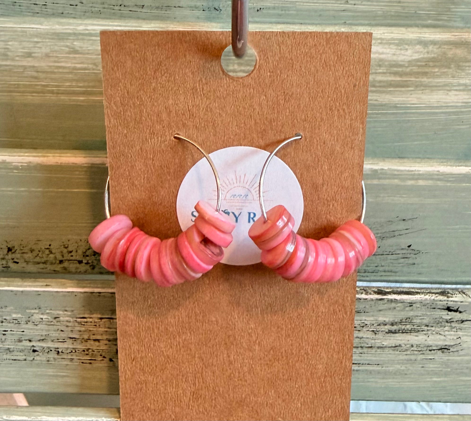 Tropical Coast Hoop Earrings