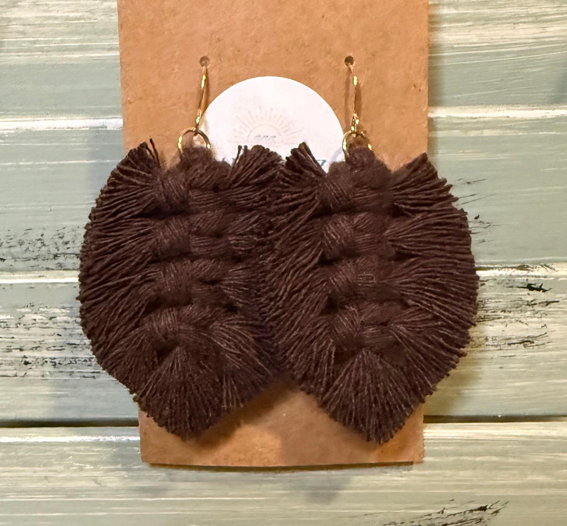 Macrame Earrings -Soft Feathers